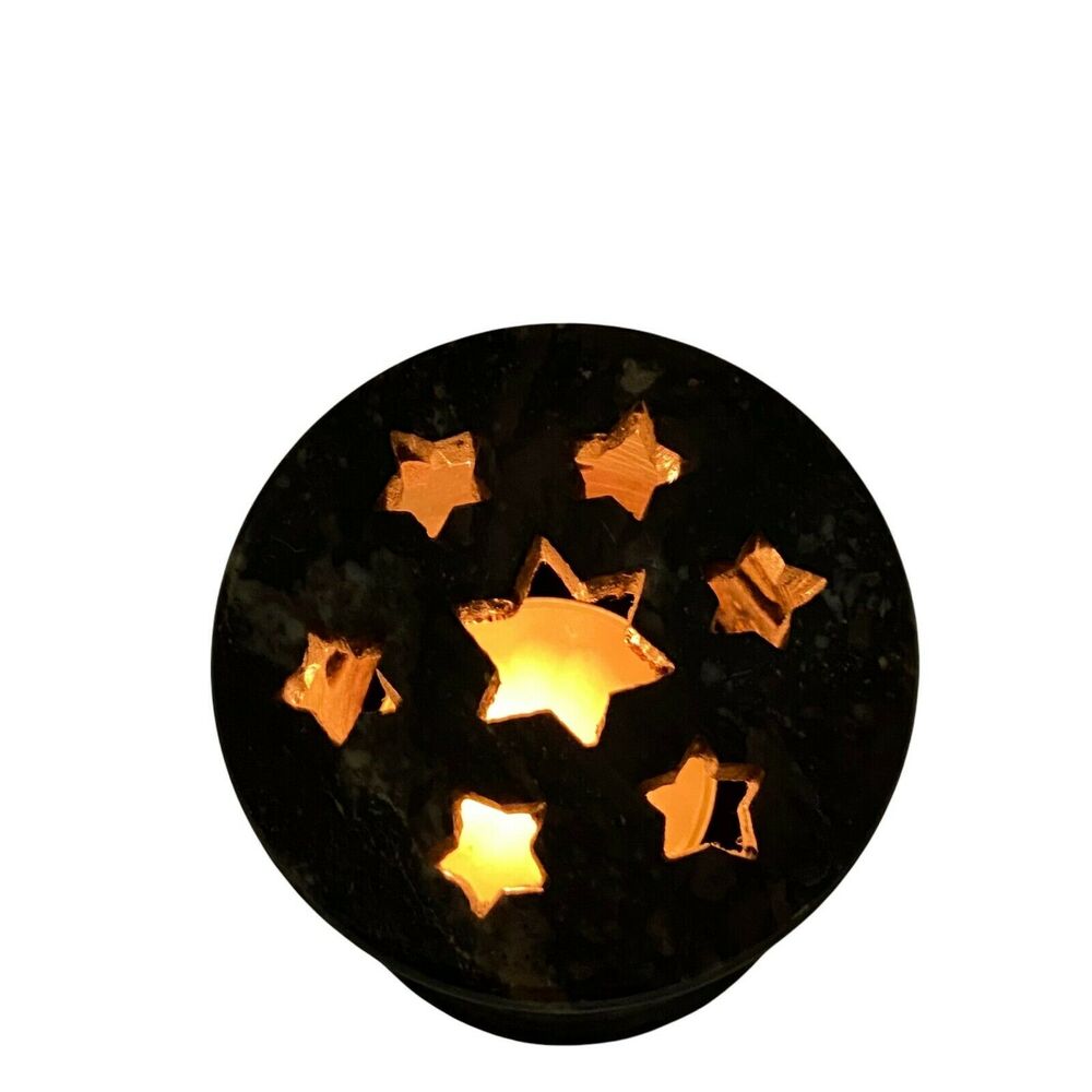 Candle Lantern Charming Little Decorative Soapstone Celestial Tea Light Holder